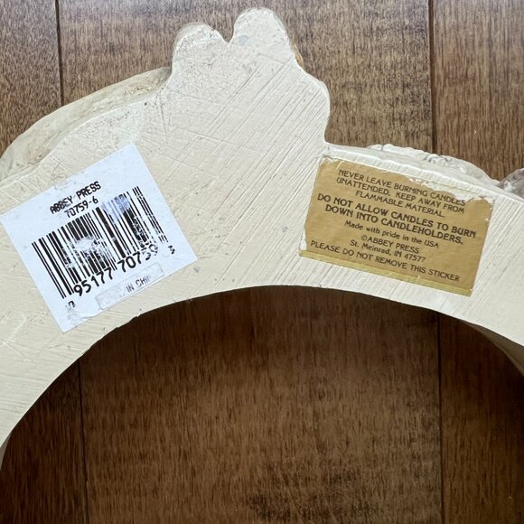 Vintage Abbey Press Advent Wreath Candle Holder Children All Over The World - Picture 8 of 9